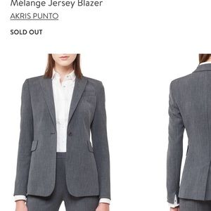 Akris BNWT blazer. Grey. Size 10.